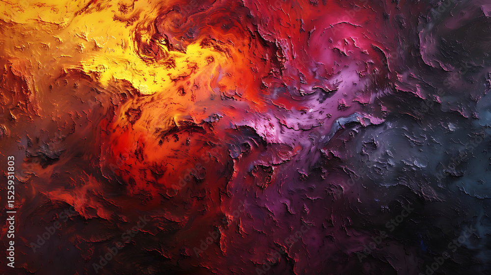 Poster abstract textured background with a blend of vibrant colors creating a visually dynamic and artistic