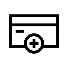 Obraz premium ATM Card Add Icon