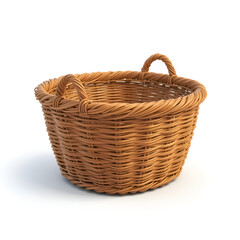 empty wicker basket