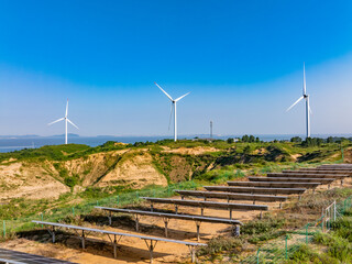 Solar photovoltaic windmill wind energy