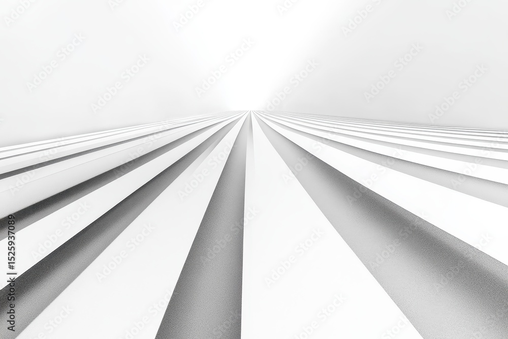 Poster crossing the line concept illustrating movement over a white line with depth and perspective, crossi