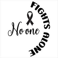 no one fights alone
