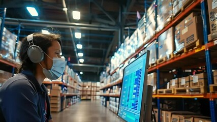 Supply Chain Coordinator Overseeing Logistics and Streamlined Operations for Efficient Workflow Management