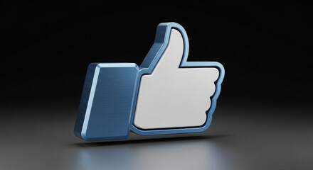 Obraz premium social thumb up sign