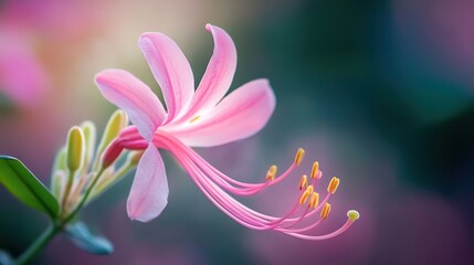 Delicate Pink Flower Close-Up Photography