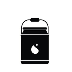Milk Can logo icon  illustration flat