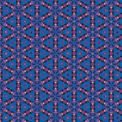 red seamless watercolor geometry pattern mixed with blue and yellow for unique and elegant fabric printing purposes also abstract