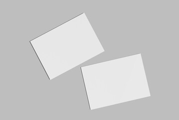 Minimalist A6 Postcard Blank Mockup