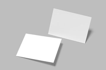 Minimalist A6 Postcard Blank Mockup