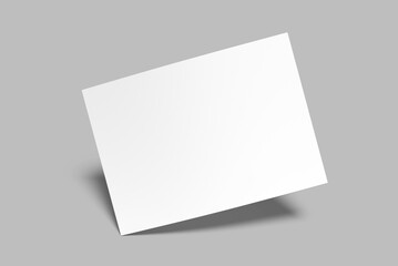 Minimalist A6 Postcard Blank Mockup