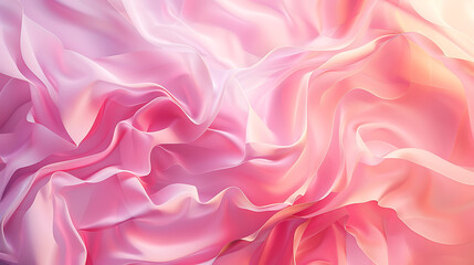 Obraz premium A delicate abstract background featuring soft pink hues and flowing shapes, creating a dreamy and elegant texture with a modern artistic touch