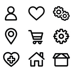  Minimalist User Interface Icons – Essentials Pack
