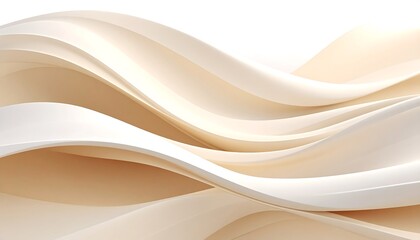 Abstract flowing curves