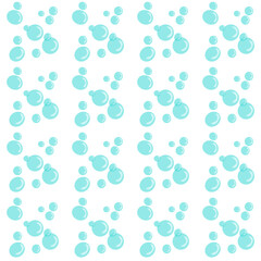 seamless pattern with bubbles 
