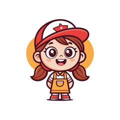 Woman Mascot Esports Logo – Powerful Female Gamer Character Design for Professional Gaming Teams, Twitch Streamers, and YouTube Channels – Vector Illustration Featuring a Bold,