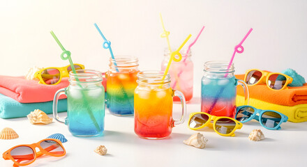 Colorful Summer Drinks