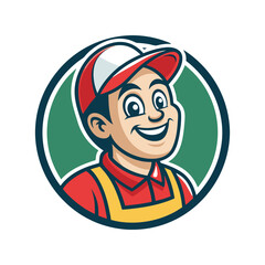 Man Mascot Esports Logo Design – Fierce Gamer Character Emblem – Professional Gaming Team Identity, Streamer Avatar, Competitive Logo 