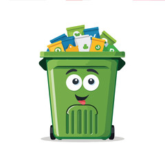 Happy Recycle Bin Icon