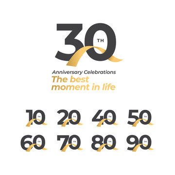 anniversary celebrations Logo Colletions Template