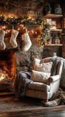 Christmas atmosphere, cozy winter photo, holiday, aesthetic, beautiful, for social networks