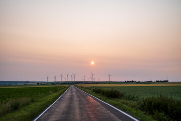 road to sunrise