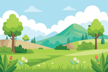 Fototapeta premium Meadow and grassland