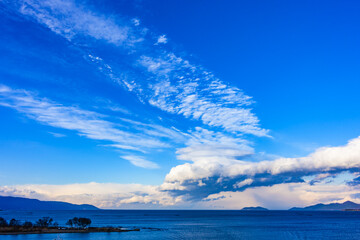 琵琶湖大橋からの冬景色