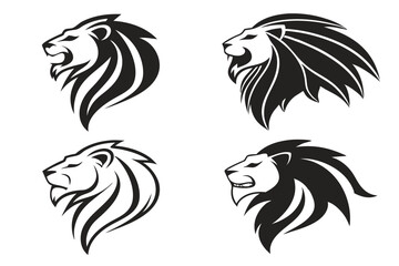 Obraz premium lion head icon
