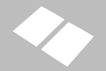 a4 trifold blank mockup design