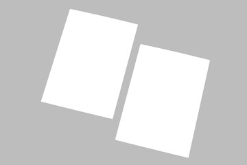 a4 trifold blank mockup design