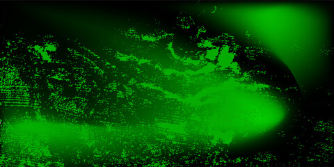 Grunge bright neon background. Green scuffs on a black wall. Dirt grunge distress texture. Overlay grunge. Alpha channel.