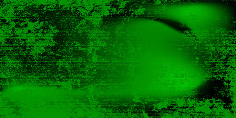 Grunge bright neon background. Green scuffs on a black wall. Dirt grunge distress texture. Overlay grunge. Alpha channel.