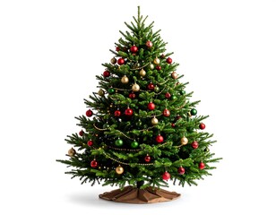 Fototapeta premium Festive Christmas tree