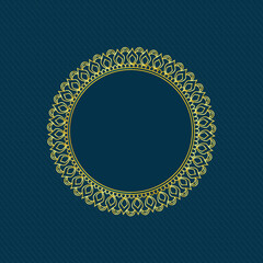 abstract background with round frame