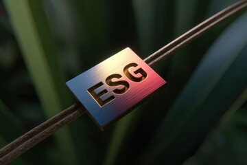 Metal plate with letters