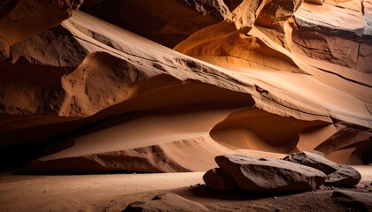 Sandstone canyon interior