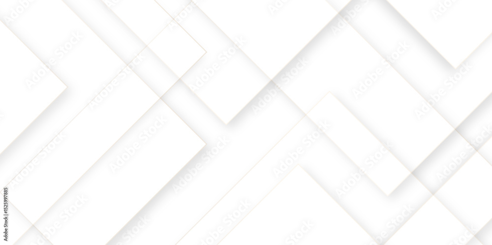 Leinwandbilder abstract background with lines White background with diamond and triangle shapes layered in modern abstract pattern design Space design concept Suit for business, corporate, institution presentation.	