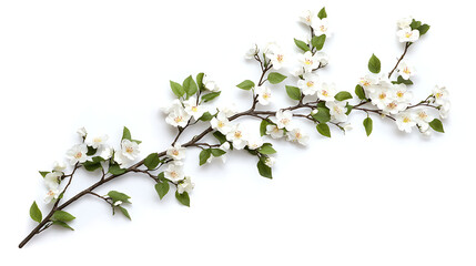branch of white lilac