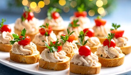 Appetizer Bites on a Plate