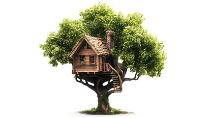 bird house on tree