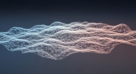 Abstract Digital Audio Wave Pattern
