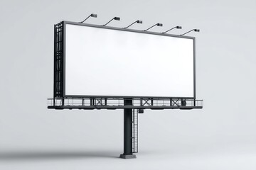 Obraz premium Billboard empty advertisement sign commercial space