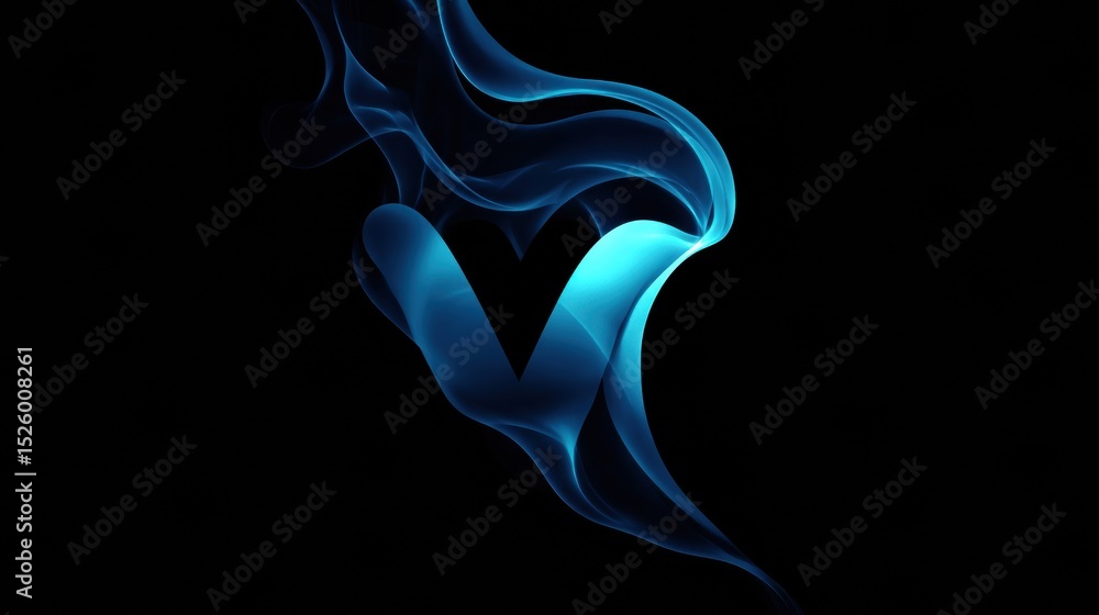Poster Anonymous Web Browsing Icon on a Dark Background With a VPN Trail Indicating Secure Online Activity