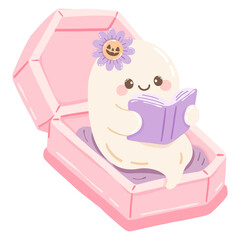 Halloween Bookish Ghost 