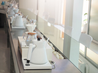 Coffee drip tool for drinking fresh coffee.