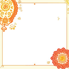 abstract floral background Raksha Bandhan
