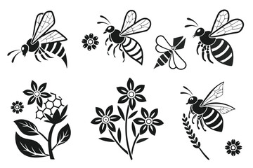 set of insects