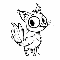 Coloring cartoon pictures