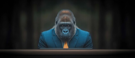 Gorilla in a Suit