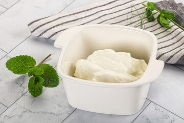 Traditional soft dietary Greek yoghurt